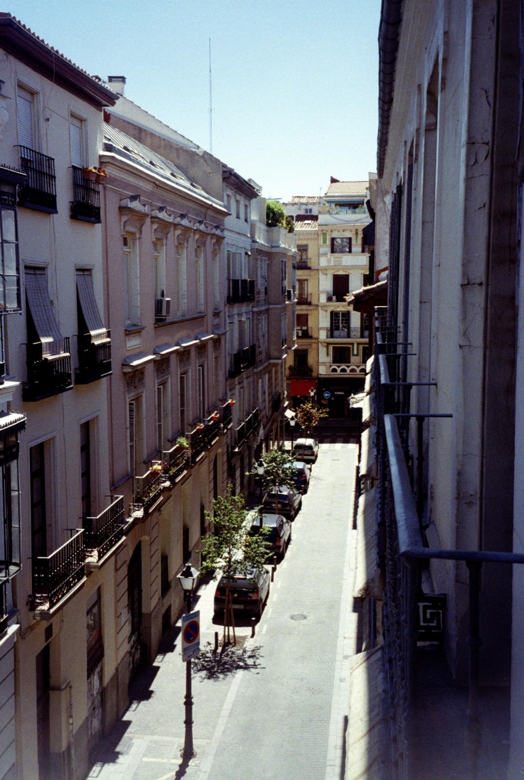 Balcony view — Madrid · analog film