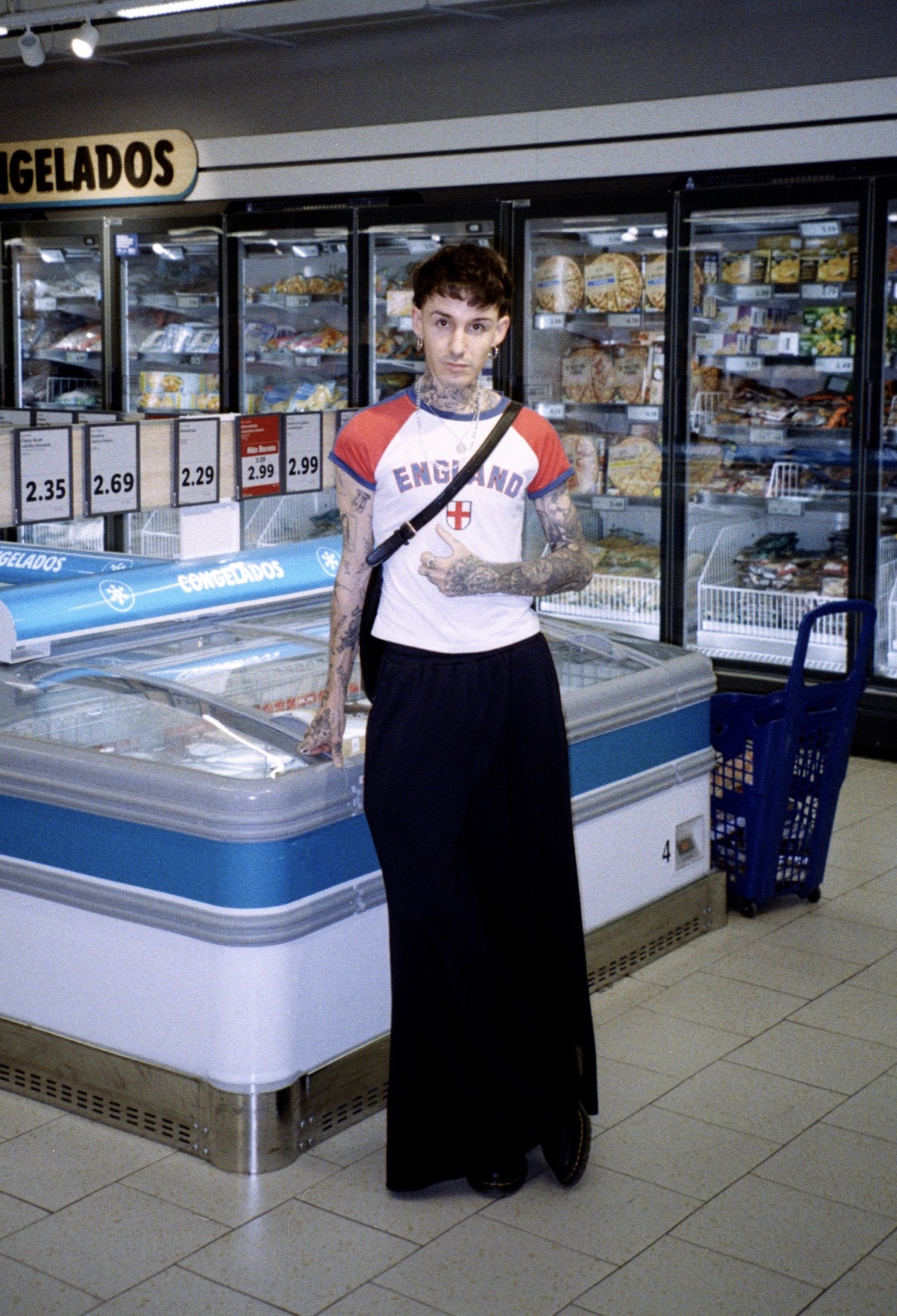 Frozen aisle II — Madrid · analog film