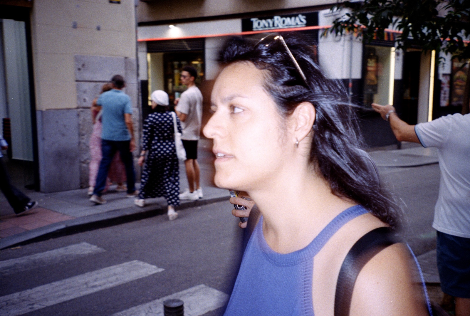 Street portrait — Madrid · analog film